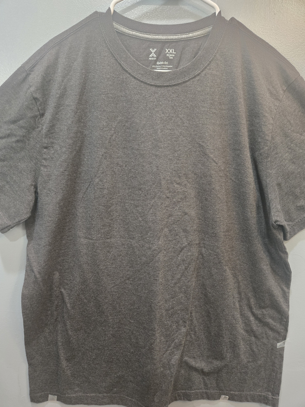 Men's Performance Crew Neck T-Shirt - Dark Gray